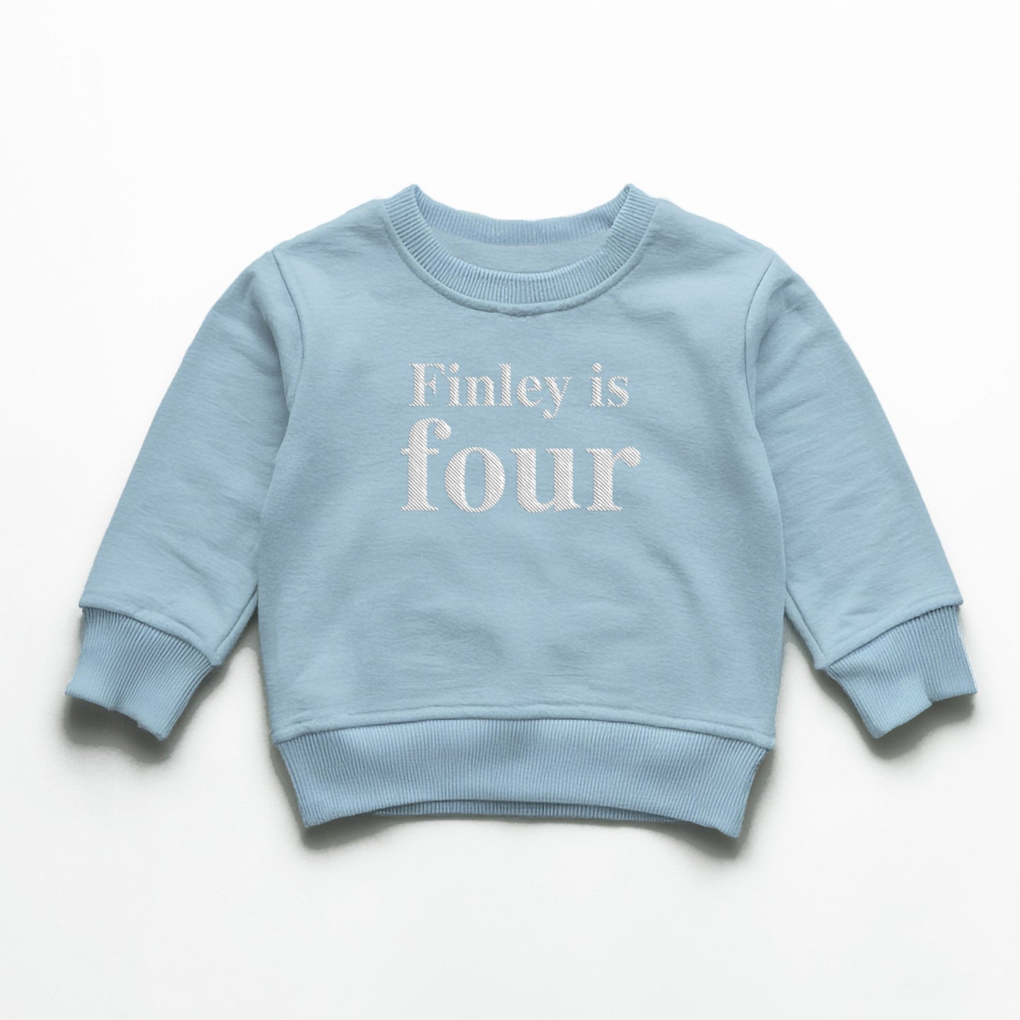 Personalised Kids Birthday Embroidered Sweatshirt, Birthday Sweatshirt