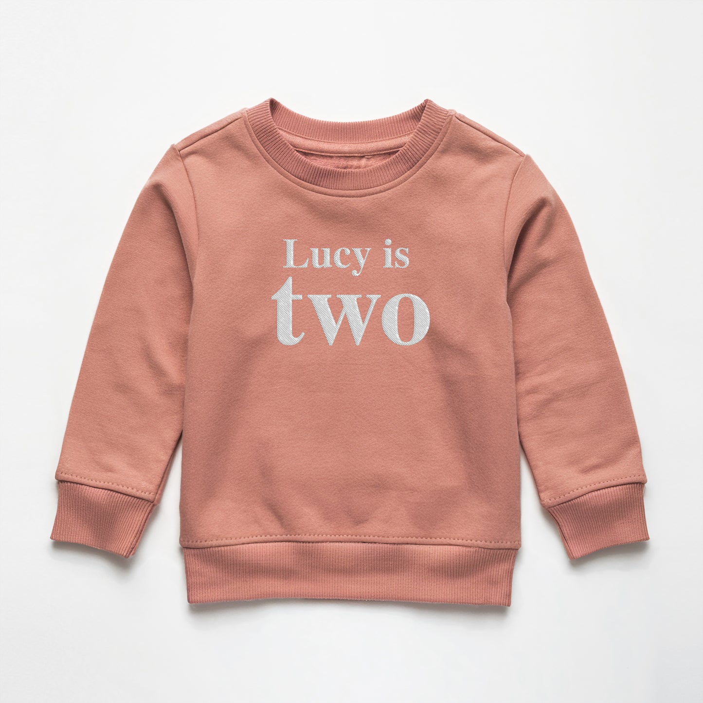 Personalised Kids Birthday Embroidered Sweatshirt, Birthday Sweatshirt