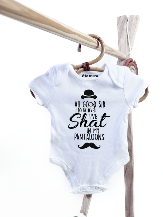 Ah Good Sir I do Believe I've Shat In My Pantaloons Baby Vest, Baby Grow