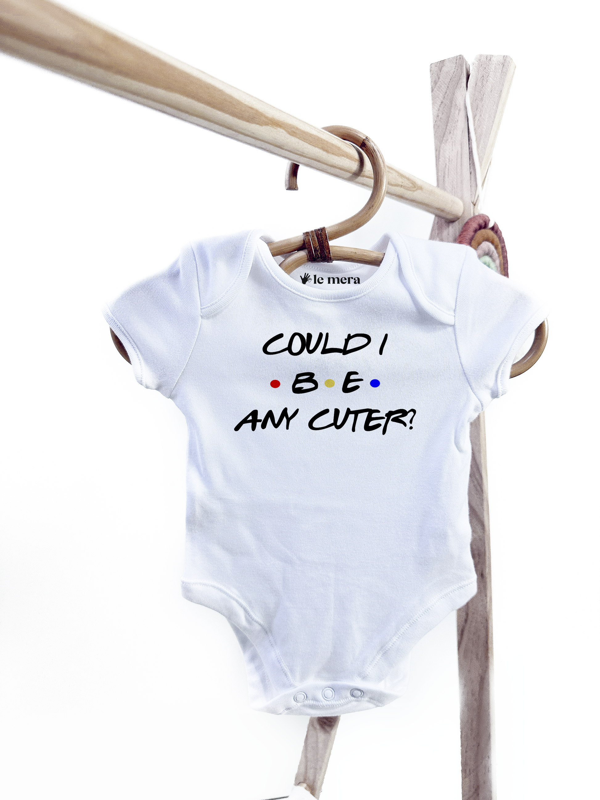 Could I Be Any Cuter Onesie - Friends Onesie - Friends Baby Onesie - B