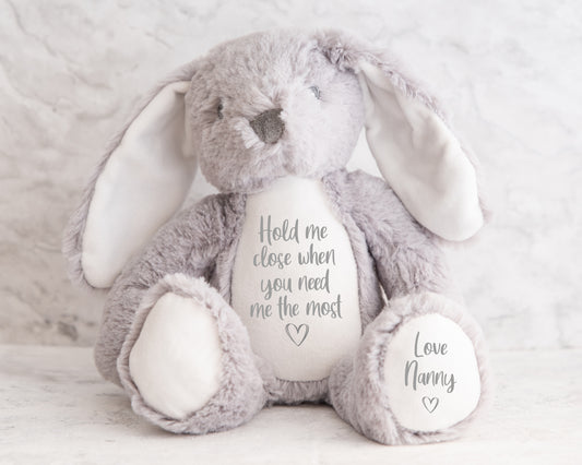 Personalised Baby Bunny Toy