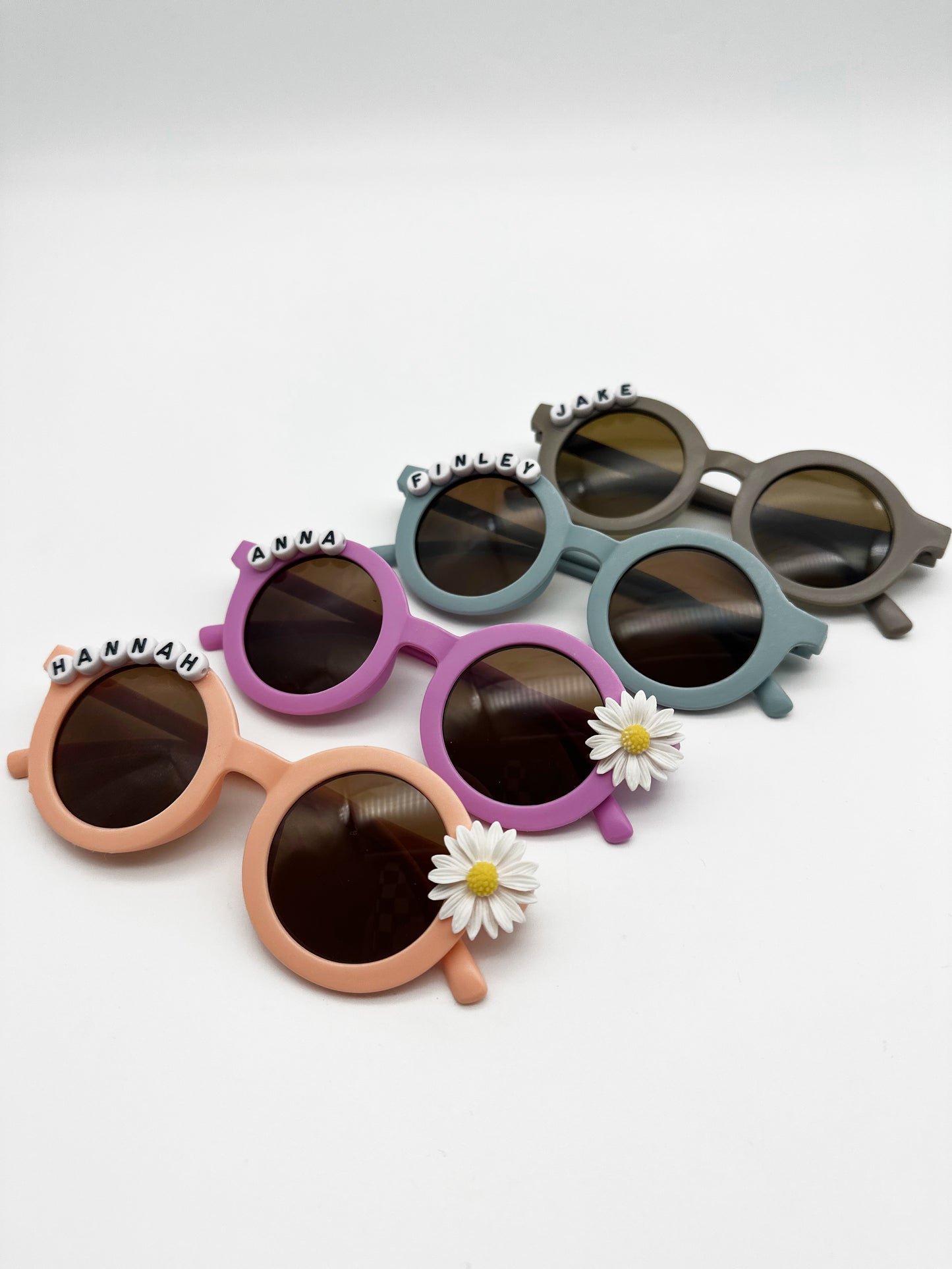 Personalised Kid Sunglasses, Flower Sunglasses, Sumer Glasses, Toddler Glasses