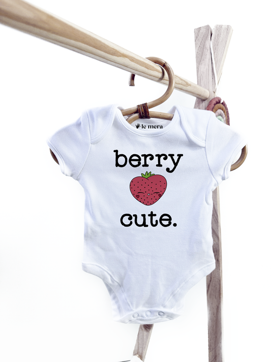 Berry Cute Baby Vest, Baby Grow, Cute Little Berry Baby Vest, Baby Grow