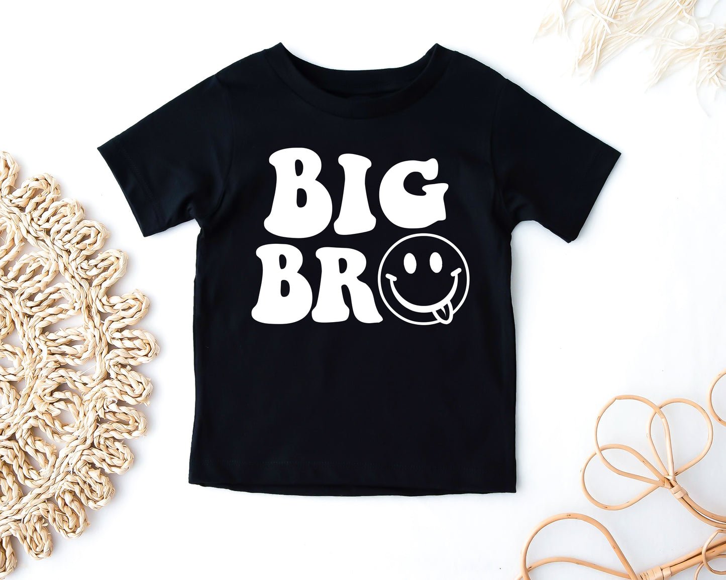 Big Bro Black/White Kids T-Shirt