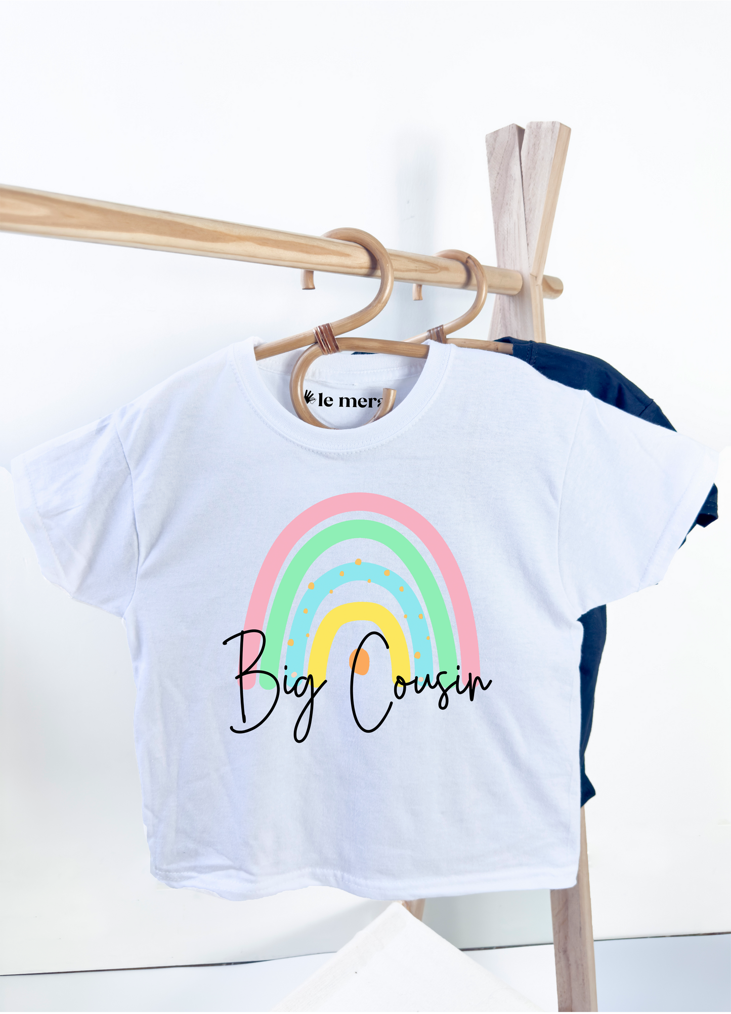 Cousin Easter Rainbow Shirt, Big Cousin Kids T-Shirt