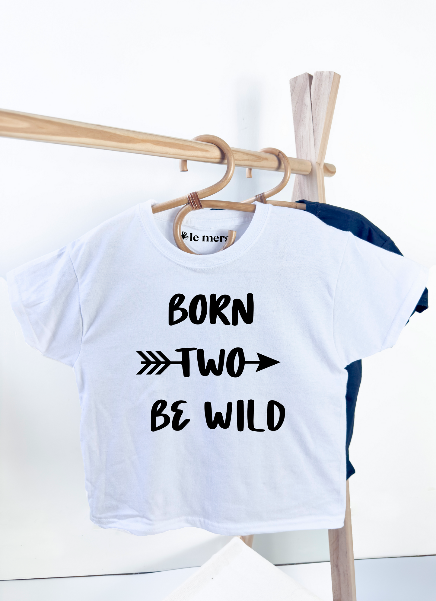 Born Two Be Wild Kids T Shirt, 2nd Birthday Kids T-Shirt