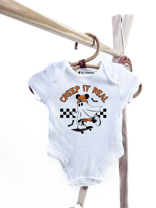 Creep It Real Baby Vest, Baby Grow, Halloween Baby Vest, Baby Grow