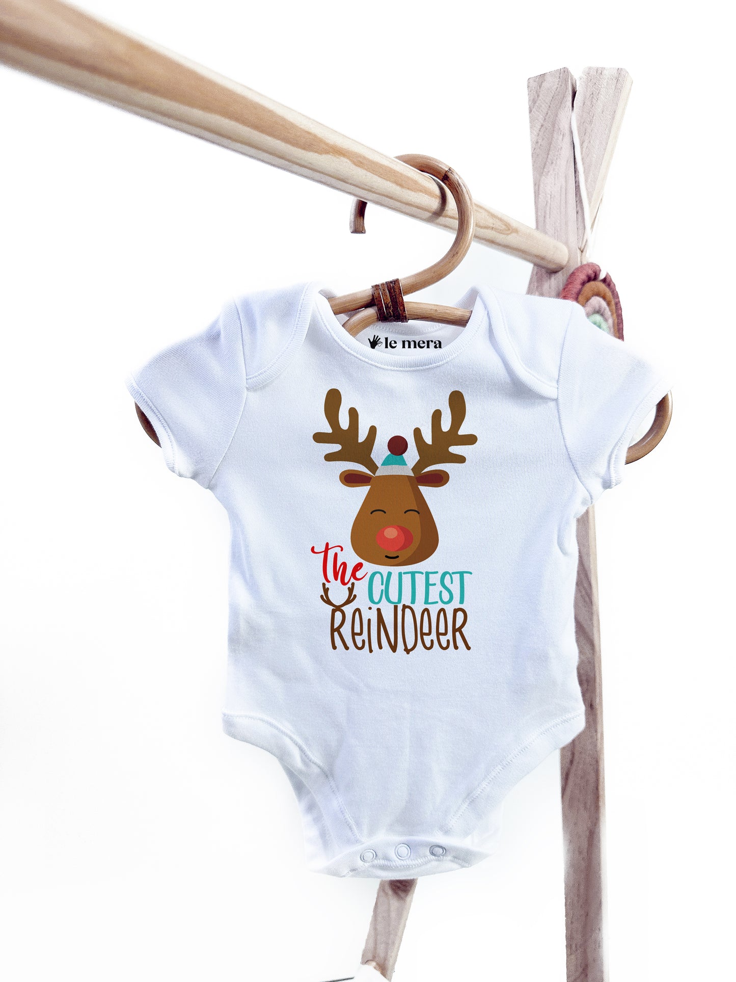 Cutest Reindeer, My First Christmas Baby Vest, Baby Grow