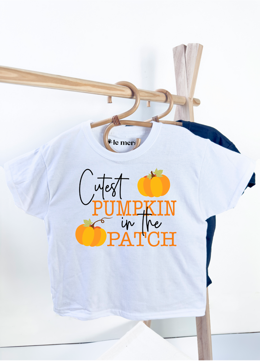 Cutest Pumpkin in the patch Halloween Kids T-Shirt