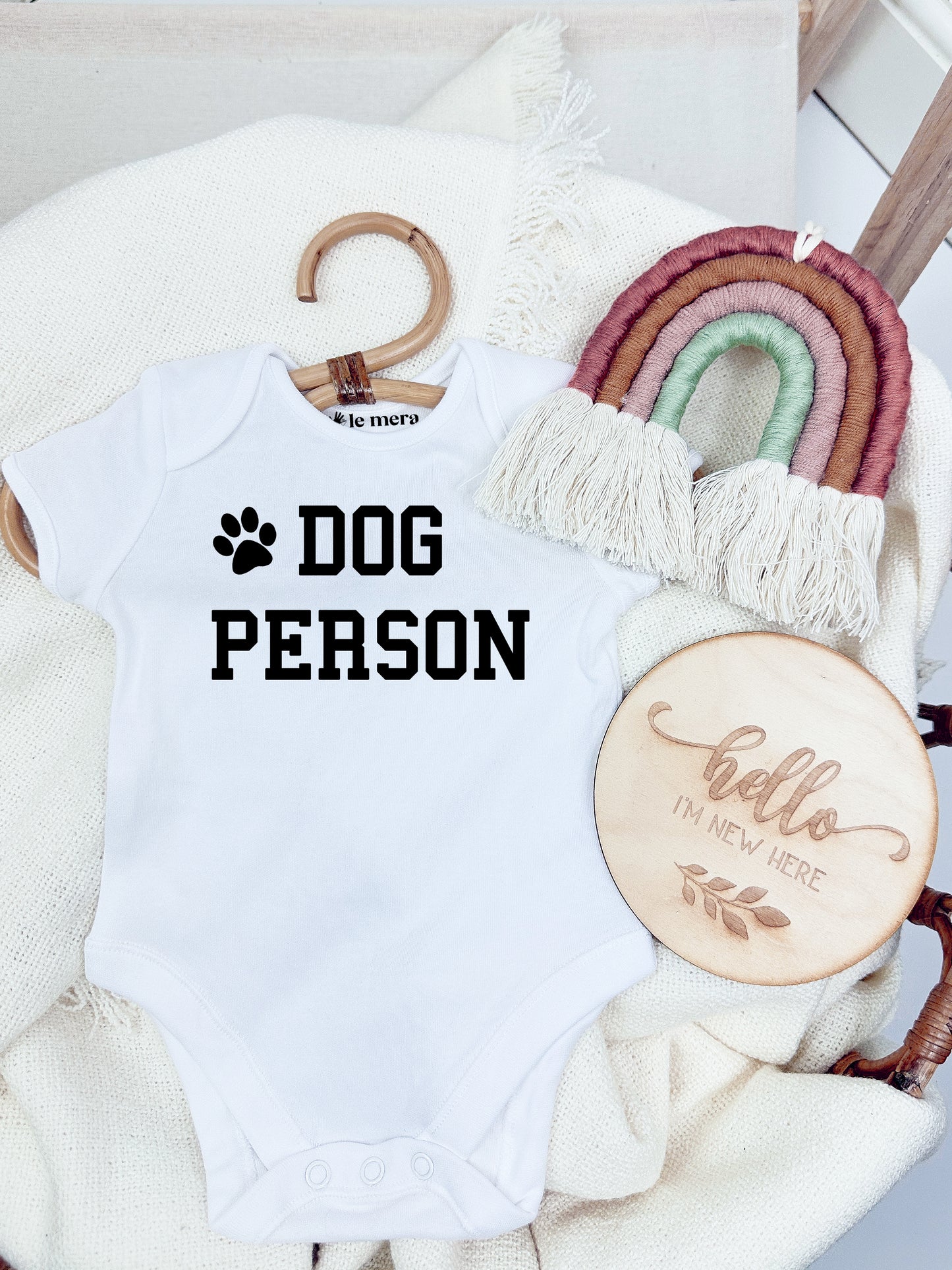 Dog Person Baby Vest, Baby Grow