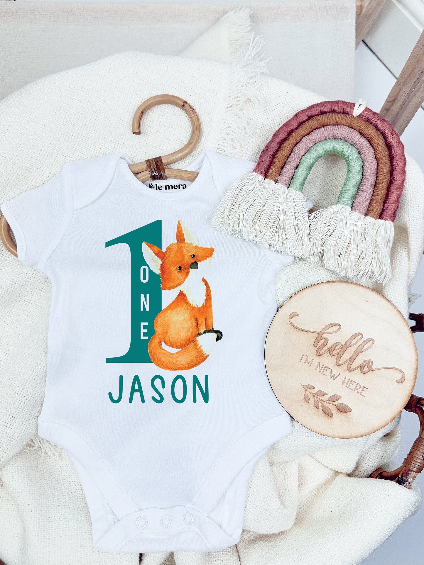 Personalised First Birthday Baby Vest, Baby Grow, Custom Birthday