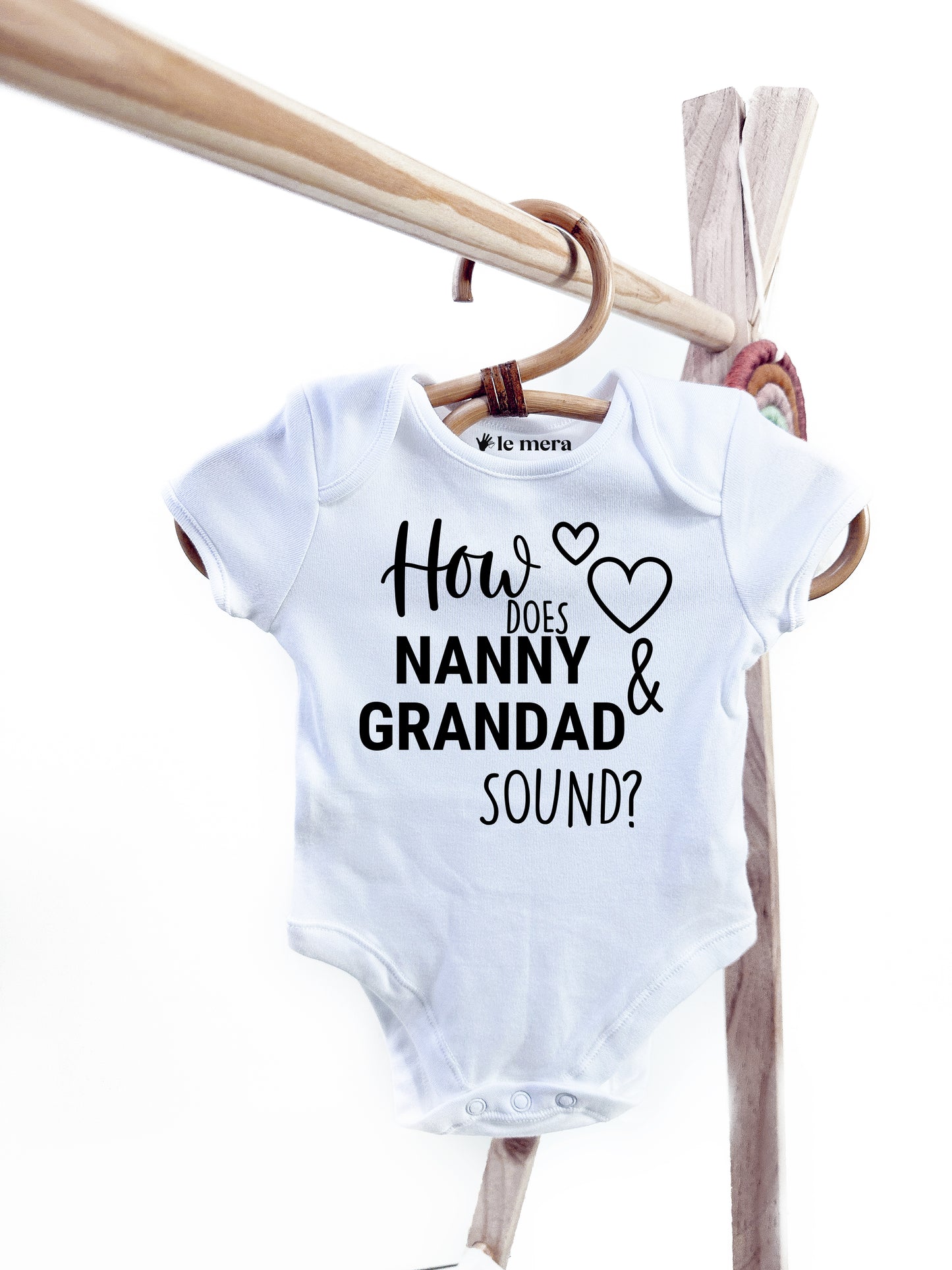 How does Nanny & Grandad Sound Baby Vest, Baby Grow