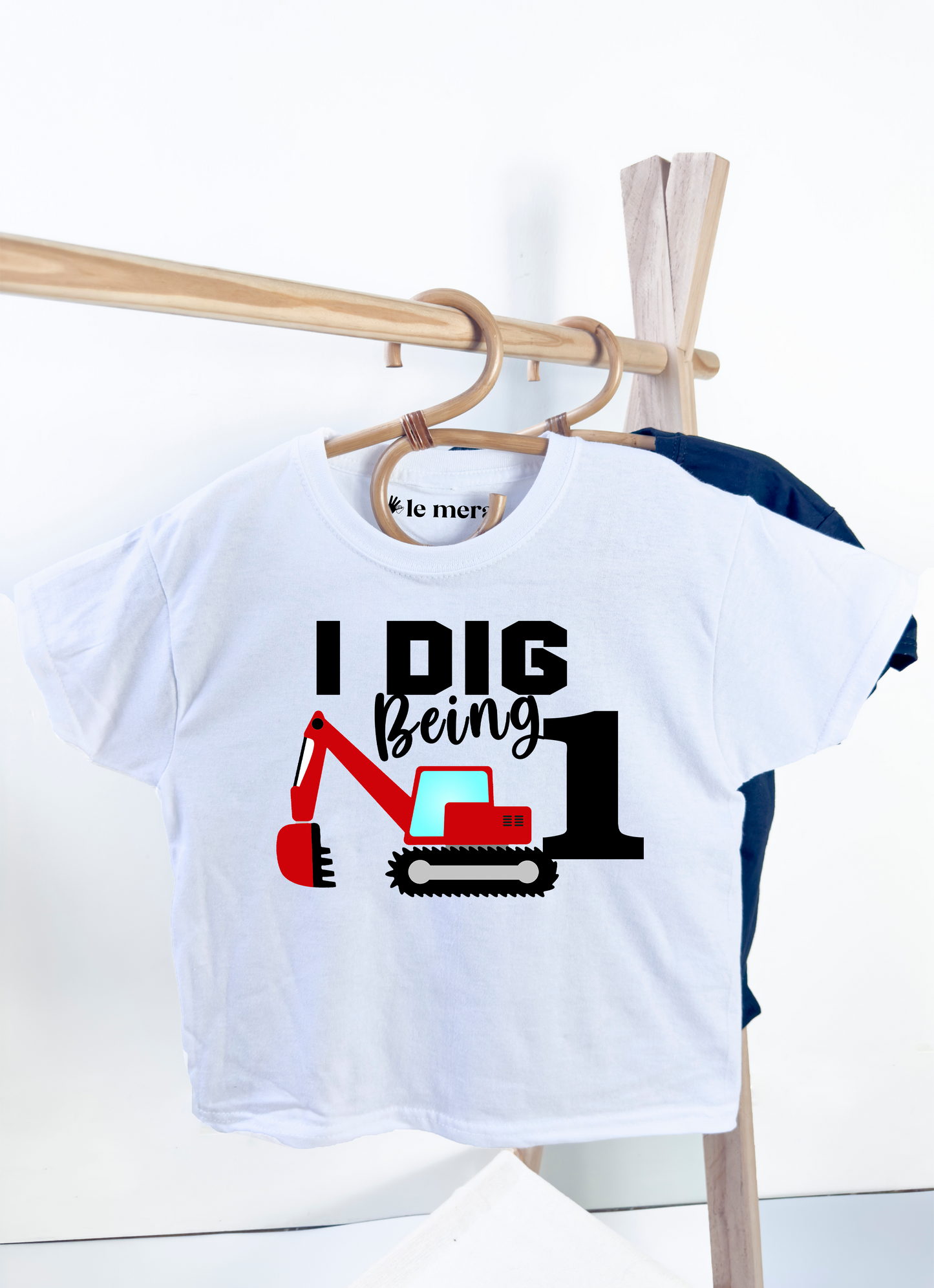 I Dig Being One Birthday T Shirt, 1st Birthday Kids T-Shirt