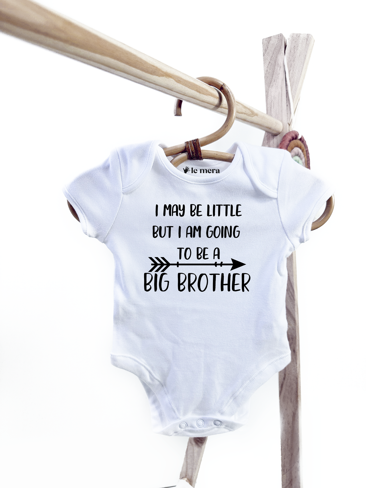 I May Be Little But I'm Going To Be A Big Brother Baby Vest, Baby Grow