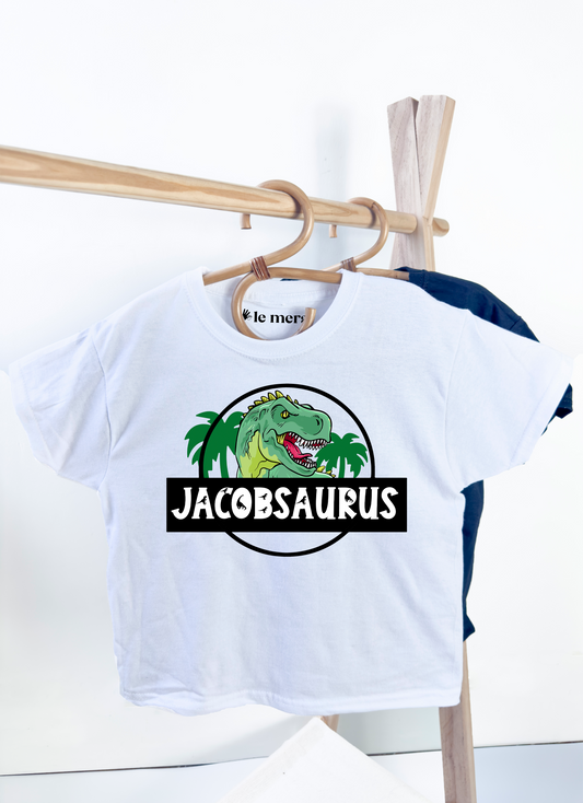 Personalised Kids Dinosaur Kids T-Shirt