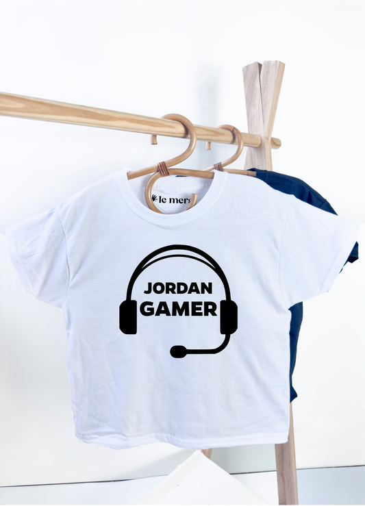 Kids Personalised Gaming Kids T-Shirt