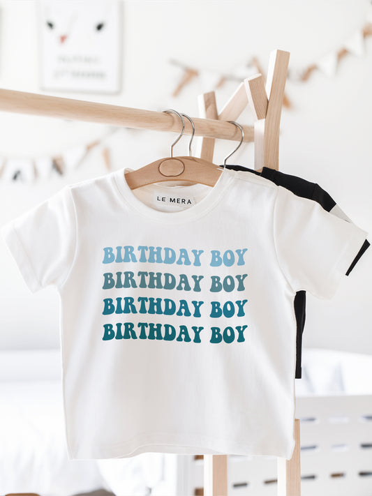Retro Birthday Boy T-Shirt, 2nd Birthday T-Shirt