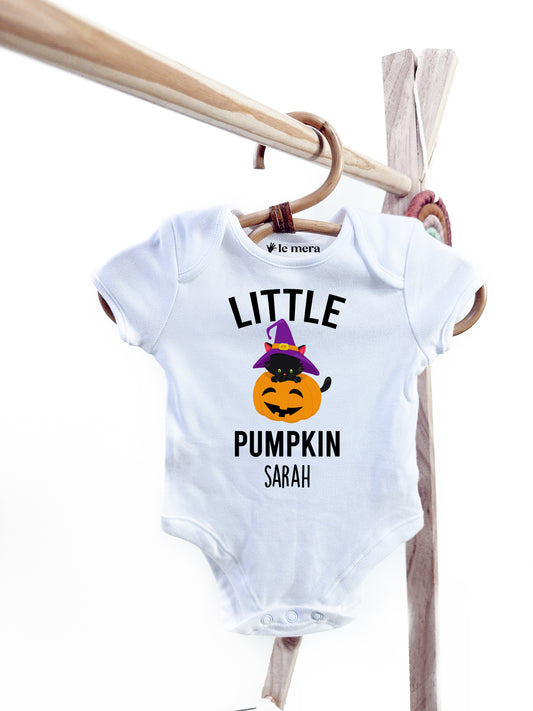 Custom Little Pumpkin Baby Vest, Baby Grow