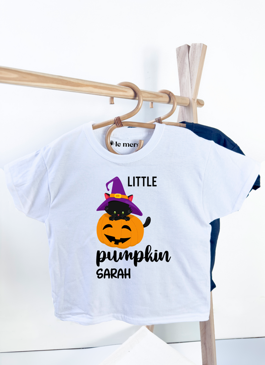 Personalised Kids Little Pumpkin Kids T-Shirt