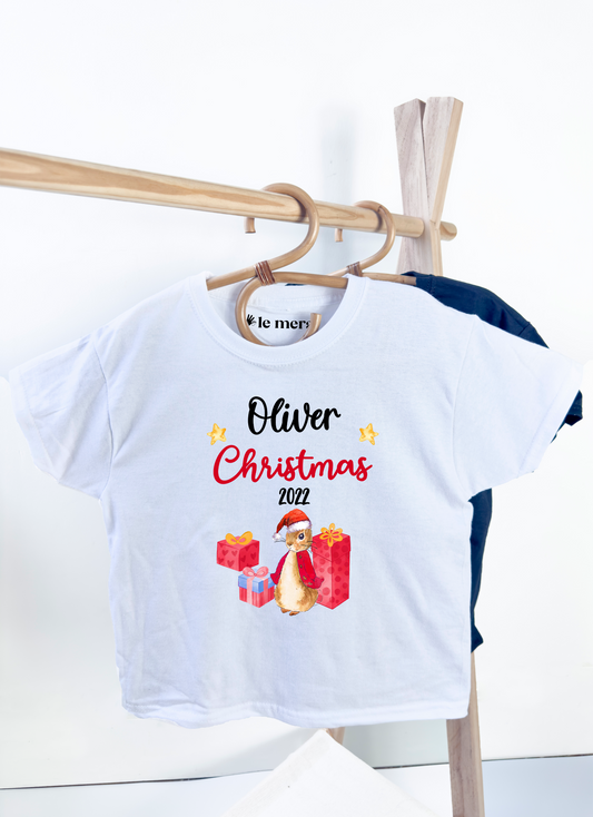 Personalised Kids Christmas Kids T-Shirt