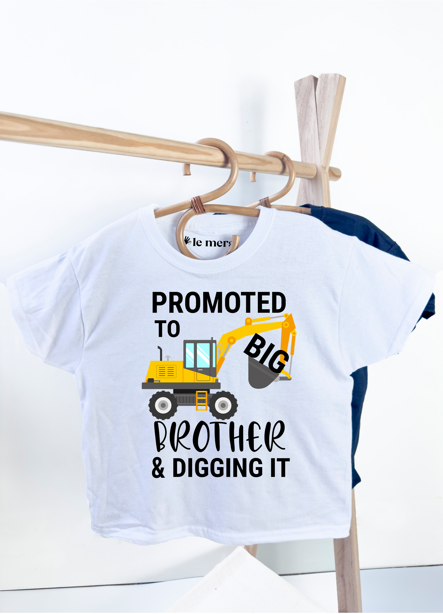 Promoted to Big Brother & Digging it Kids T-Shirt