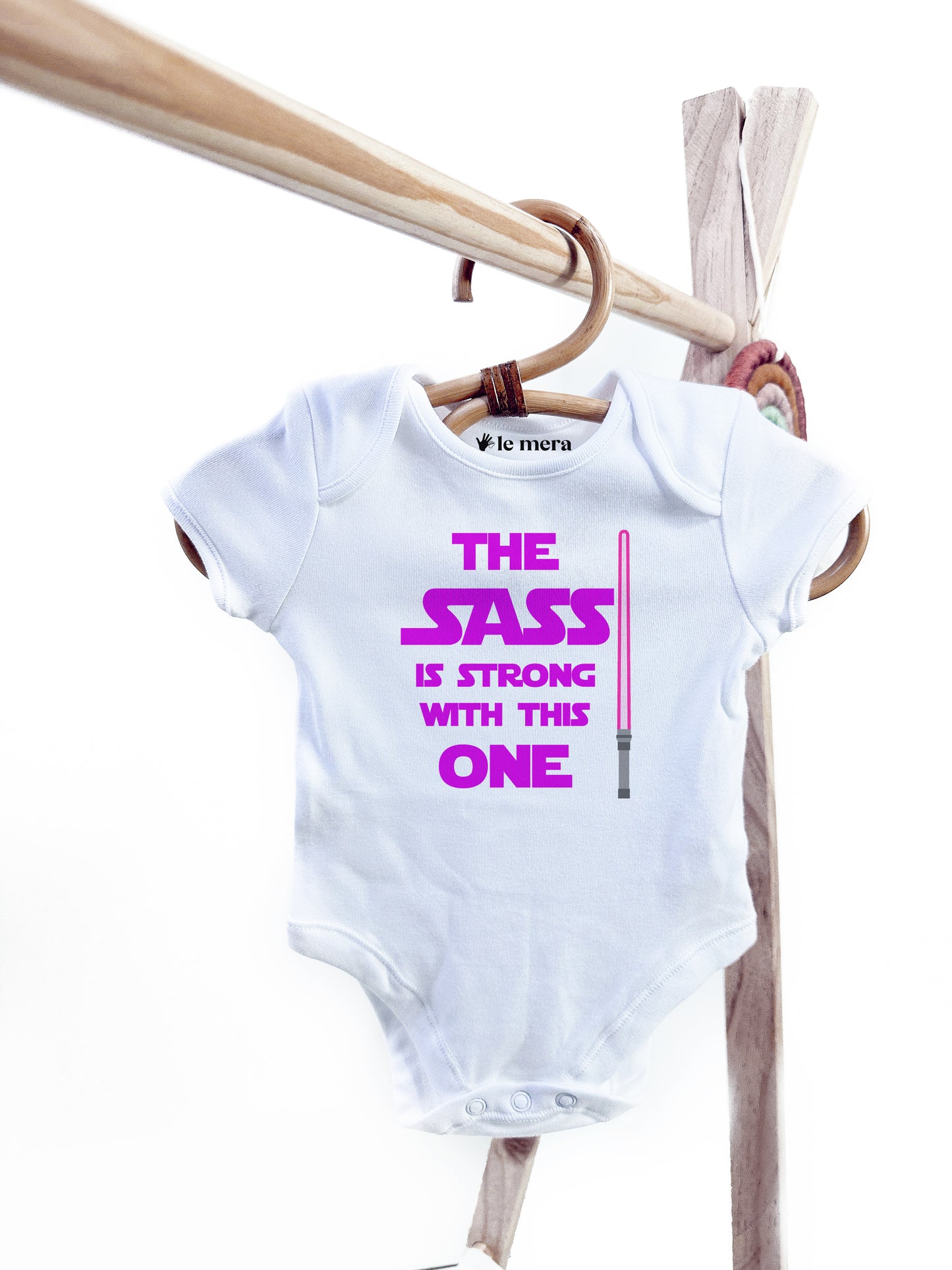 The Sass Is Strong With This One Baby Vest, Baby Grow