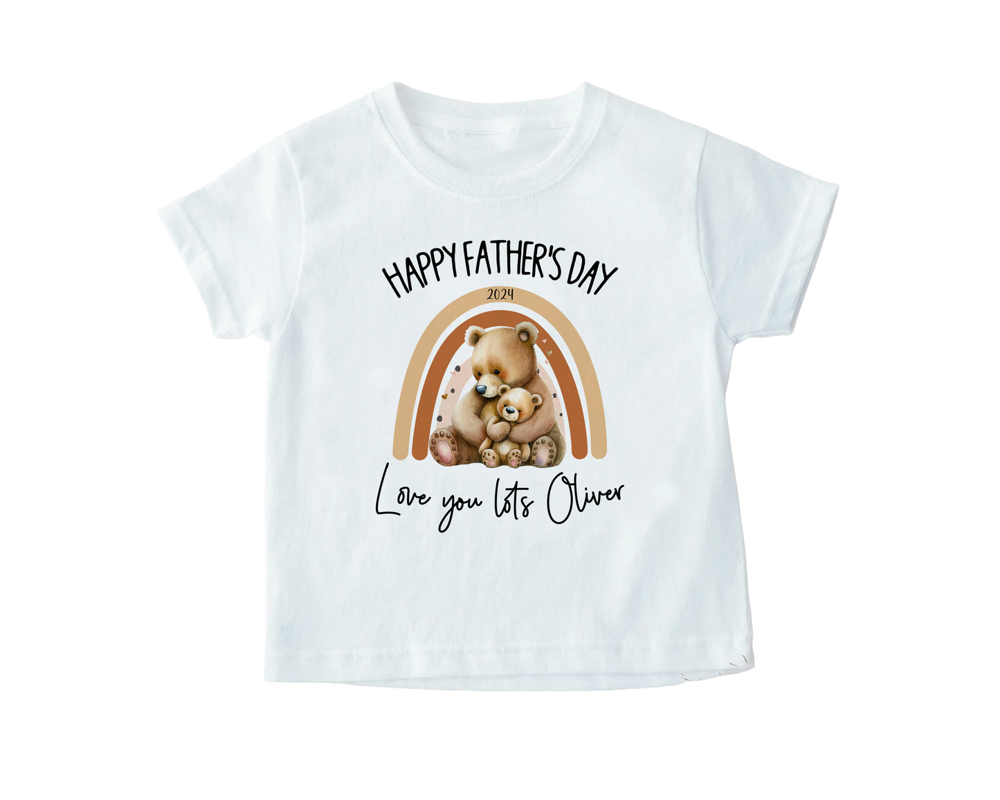 Personalised Happy Father's Day T-Shirt, Children's Shirt