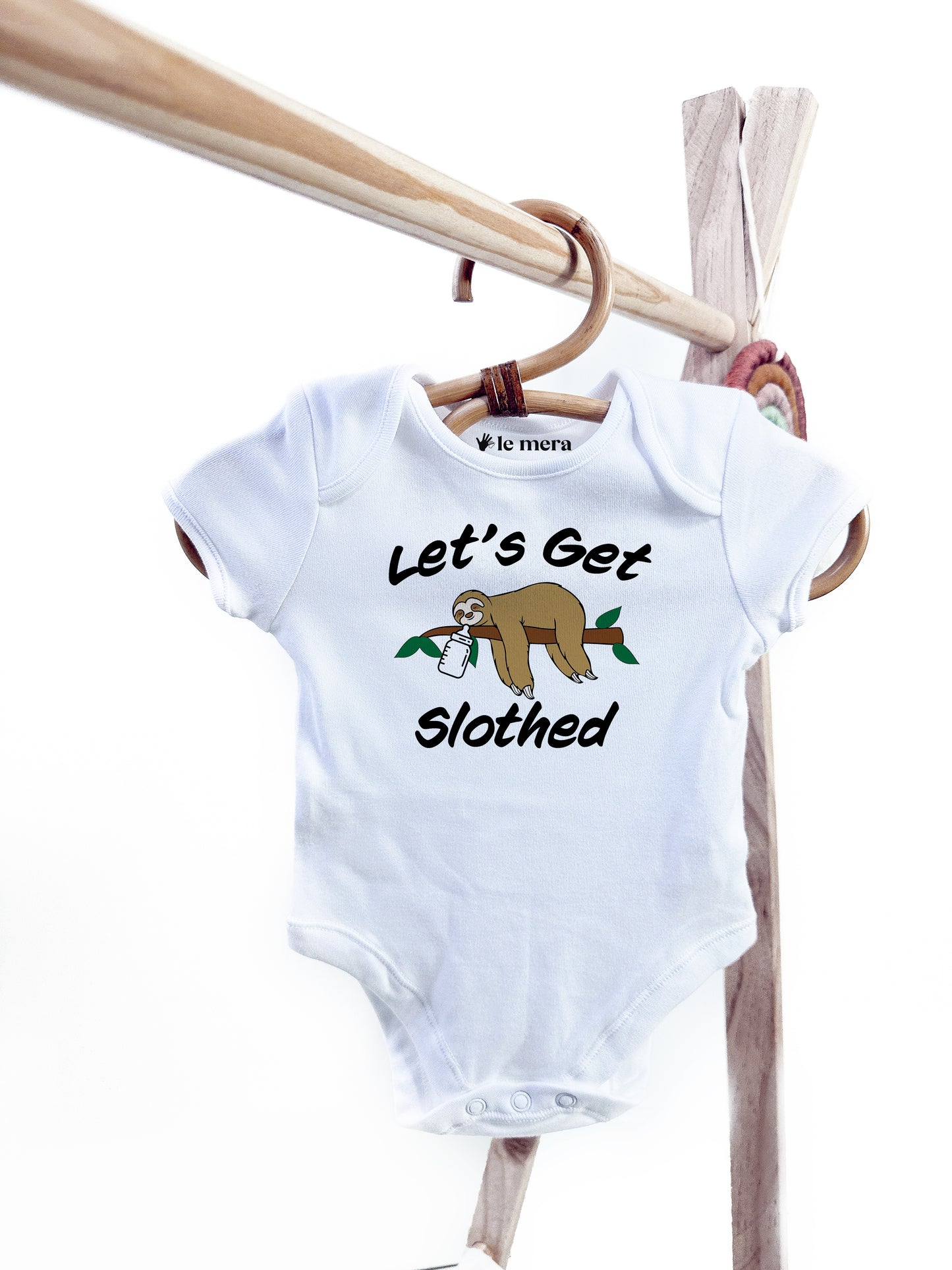 Lets Get Slothed Baby Vest, Baby Grow