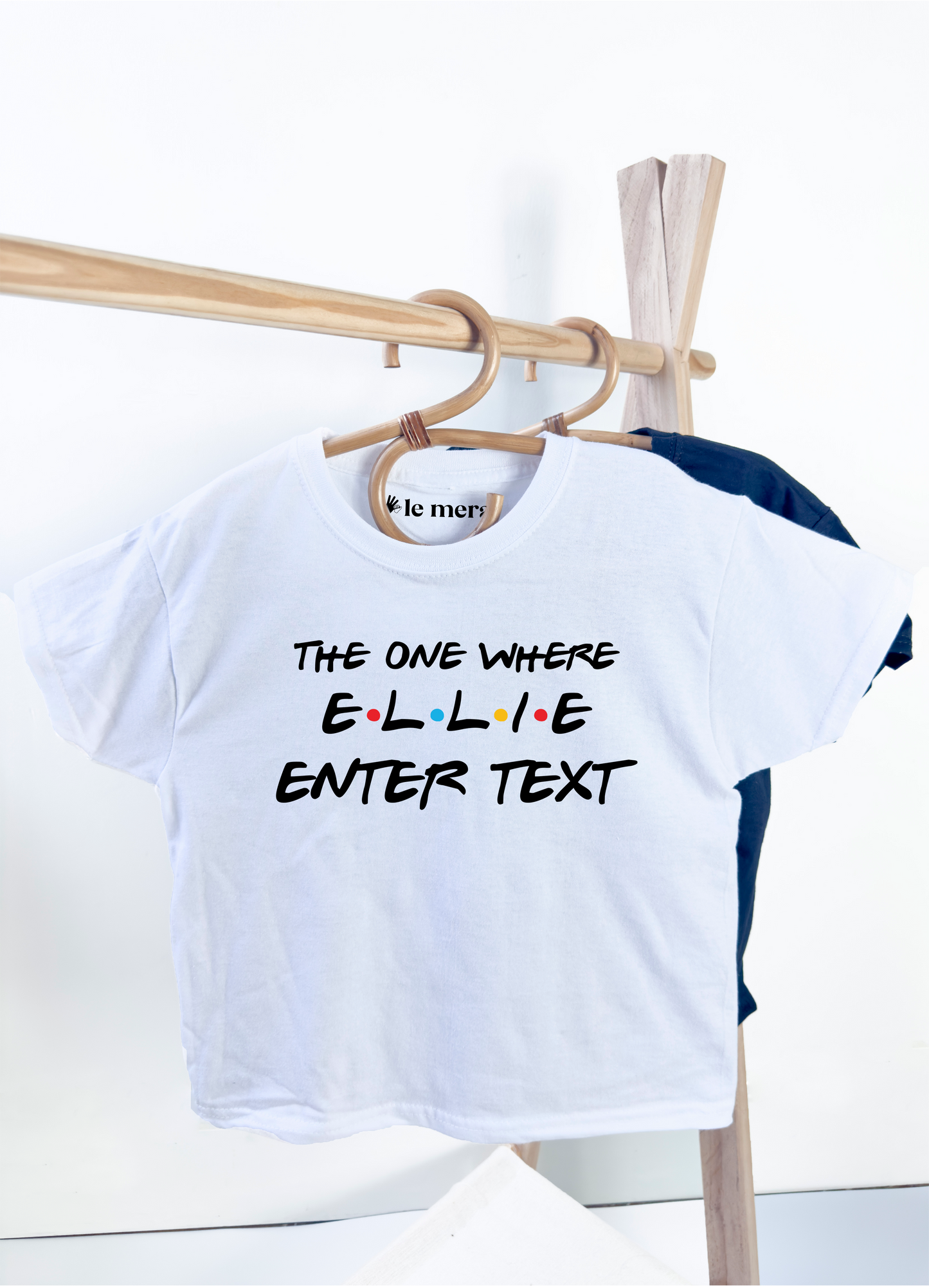 The One Where Any Name Text Kids T-Shirt