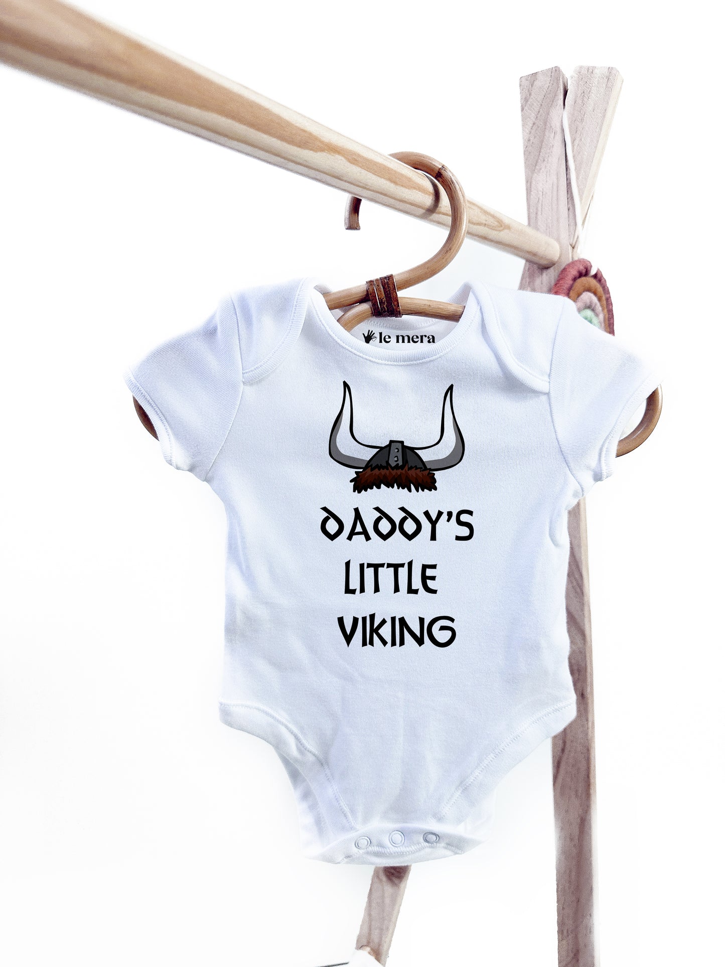 Daddy's Little Viking Baby Vest, Baby Grow