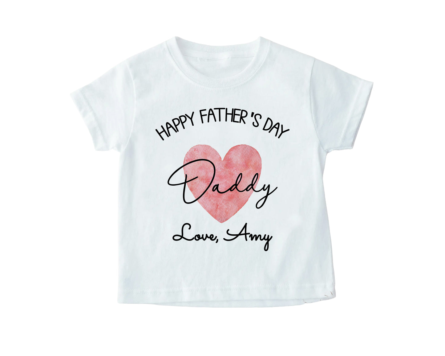 Personalised Happy Father's Day T-Shirt, Father's Day Gift