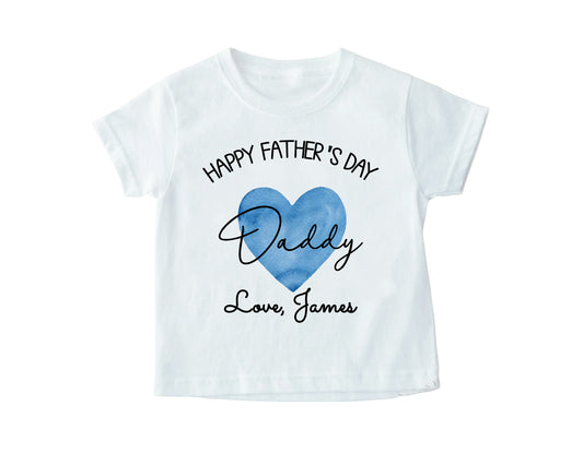 Personalised Happy Father's Day T-Shirt, Father's Day Gift