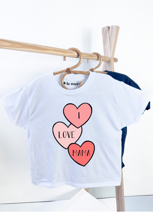 I Love Mama Kids T-Shirt, Mother's Day Kid Kids T-Shirt