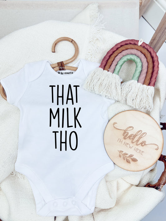 That Milk Tho Baby Vest, Baby Grow