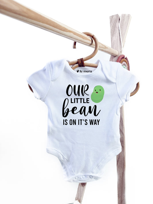 Our Little Bean Baby Vest, Baby Grow