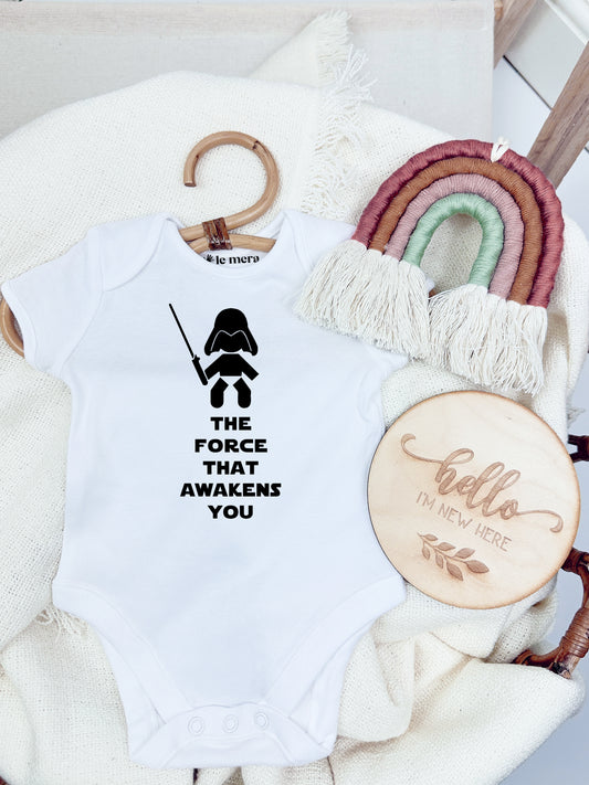 The Force That Awakens Baby Vest, Baby Grow