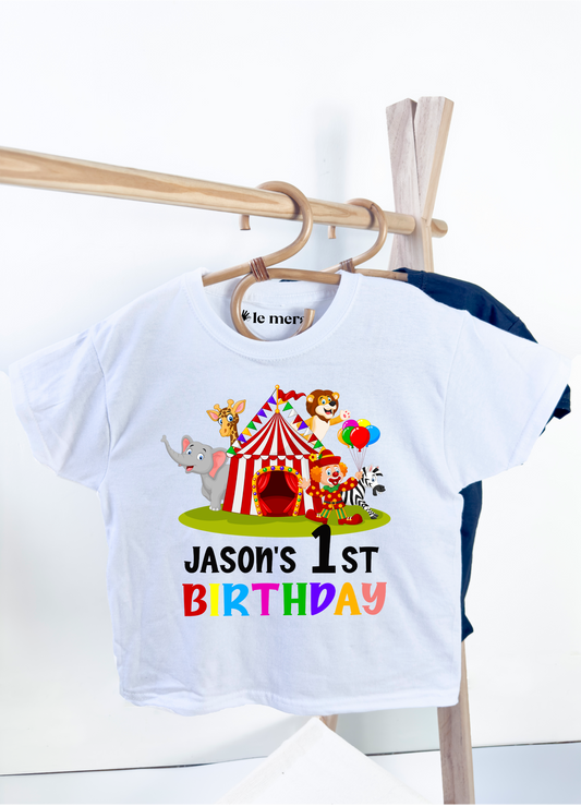 Circus Birthday Kids T-Shirt