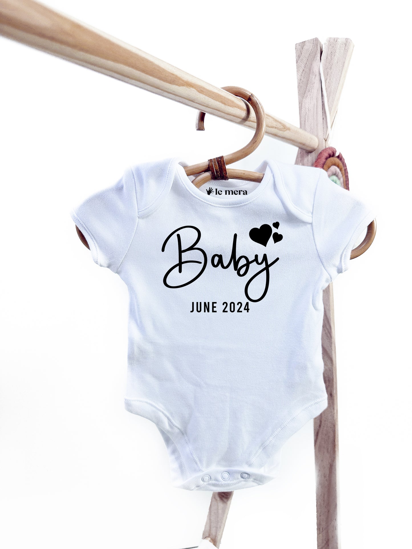 Personalised Baby Announcement Baby Vest, Baby Grow