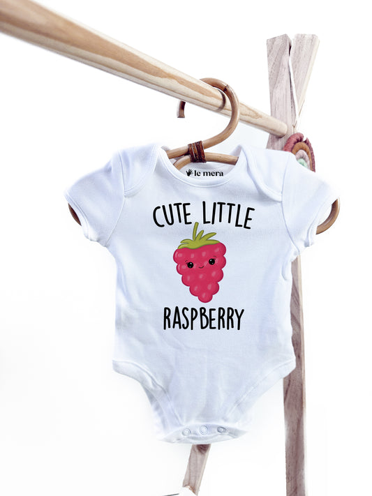 Cute Little Raspberry Baby Vest, Baby Grow