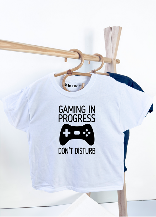 Gaming In Progress Kids T-Shirt, Kids Gaming Shirt