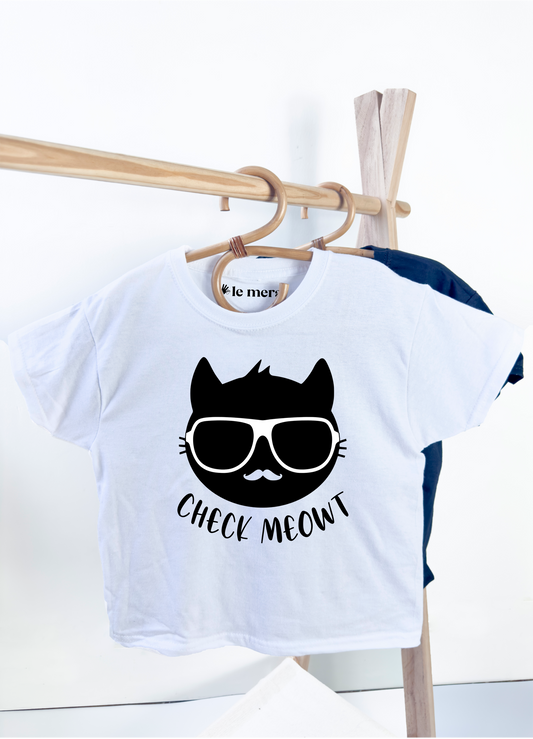 Check Meowt Kid Kids T-Shirt