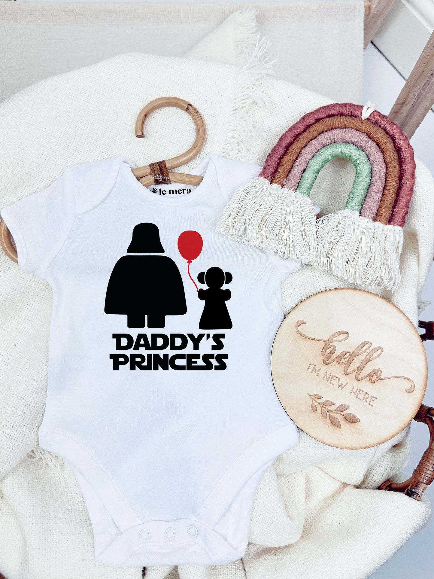 Daddy's Princess Baby Vest, Baby Grow