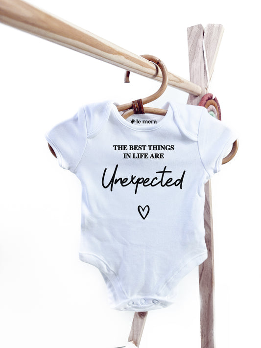 Unexpected Baby Vest, Baby Grow, Father's Day Baby Vest, Baby Grow