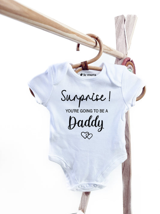 Surprise you're going to be a daddy Baby Vest, Baby Grow