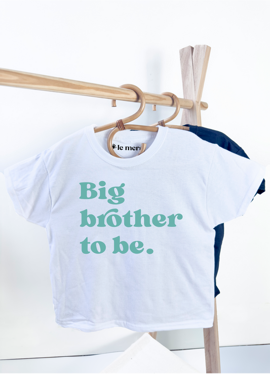 Big Brother To Be Retro Boho Kids T-Shirt