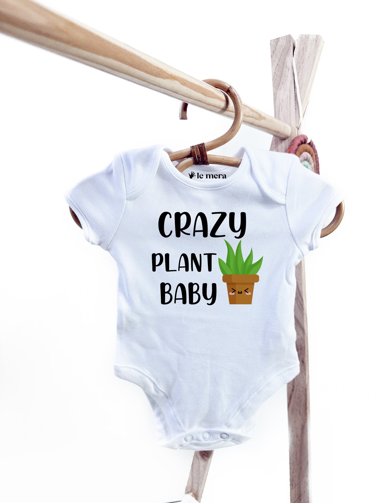 Crazy Plant Baby Vest, Baby Grow