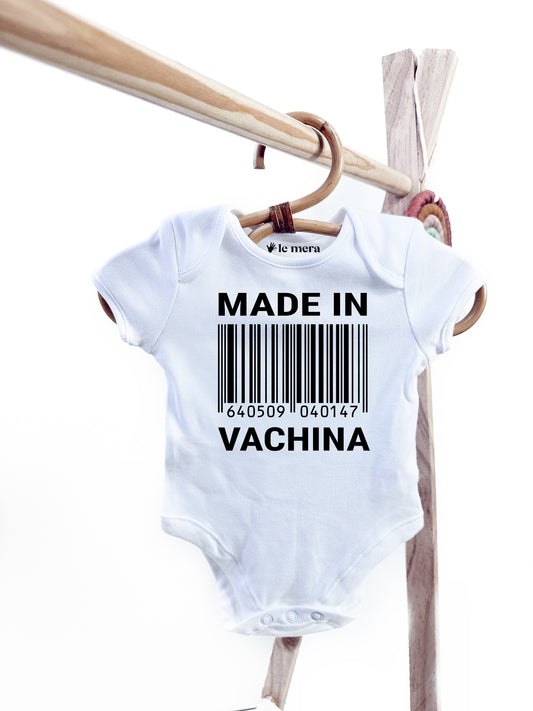 Made In Vachina Baby Vest, Baby Grow