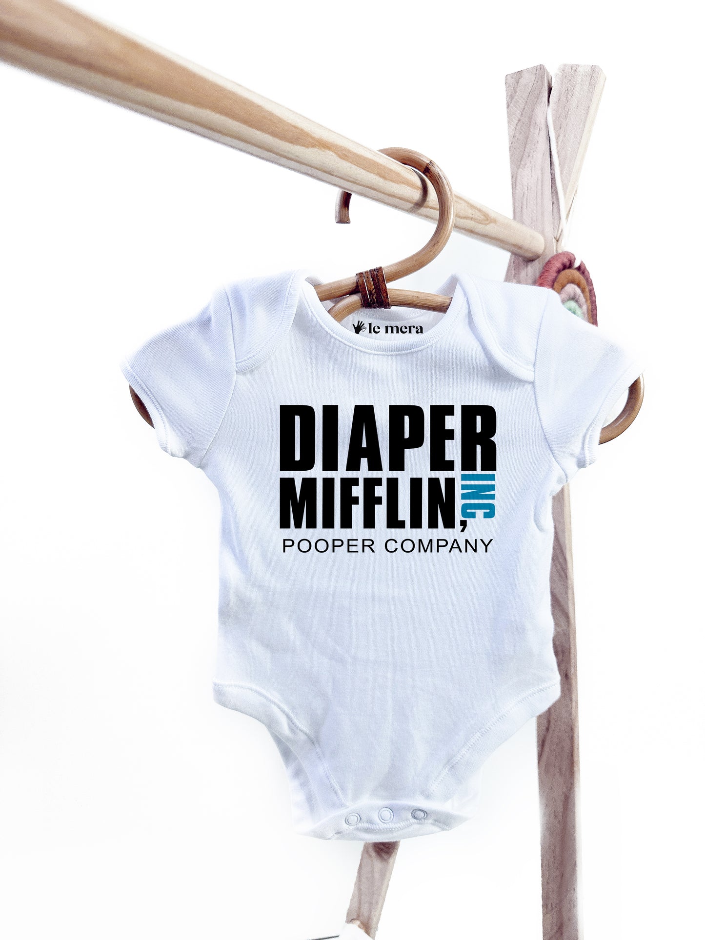 Diaper Mifflin Pooper Company Baby Vest, Baby Grow