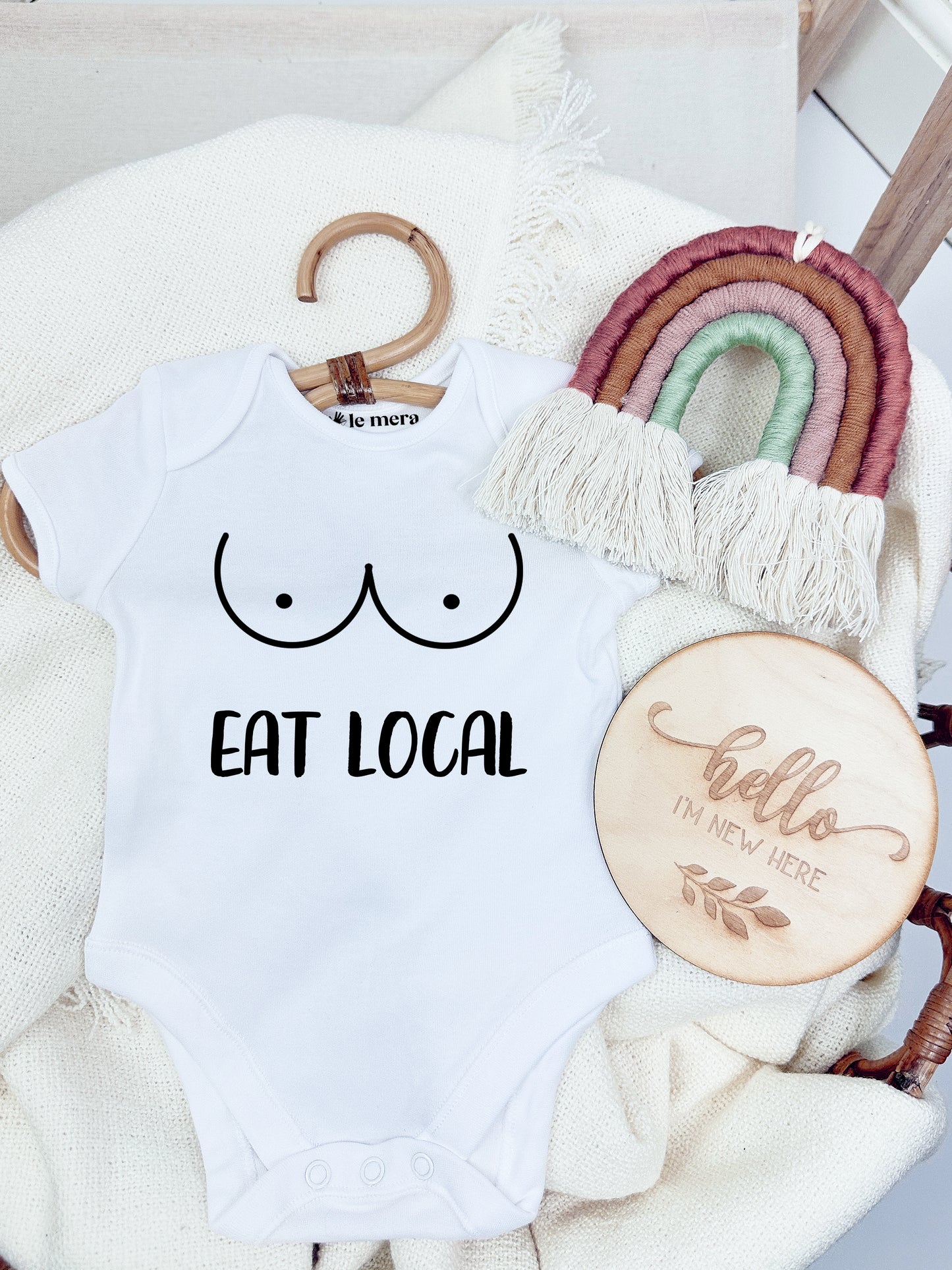 Eat Local Baby Vest, Baby Grow