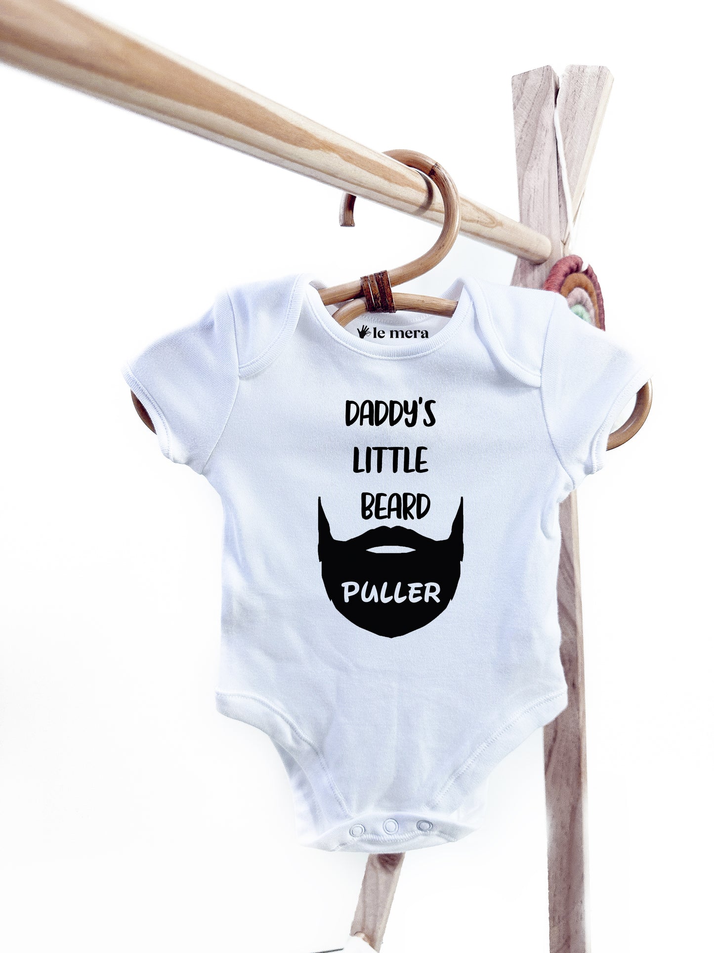 Daddy's Little Beard Puller Baby Vest, Baby Grow